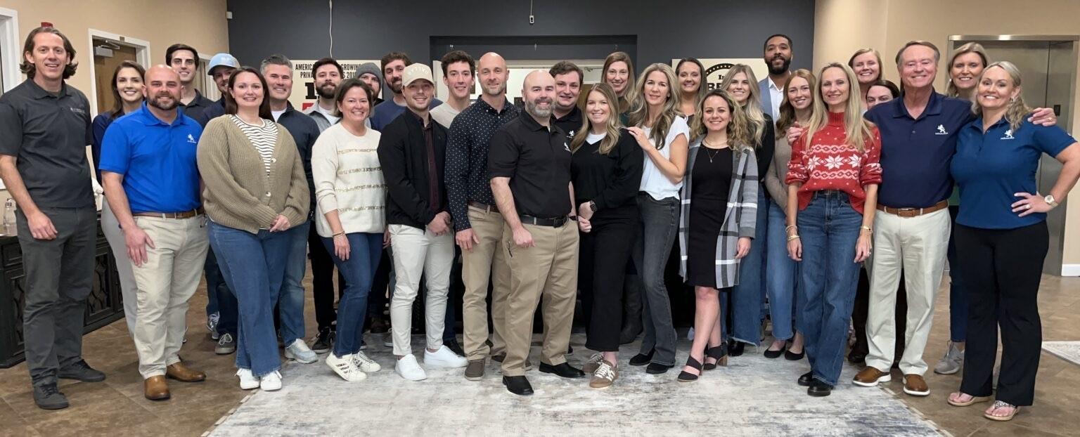 MyEmployees team celebrating the company's best sales year ever in 2025.